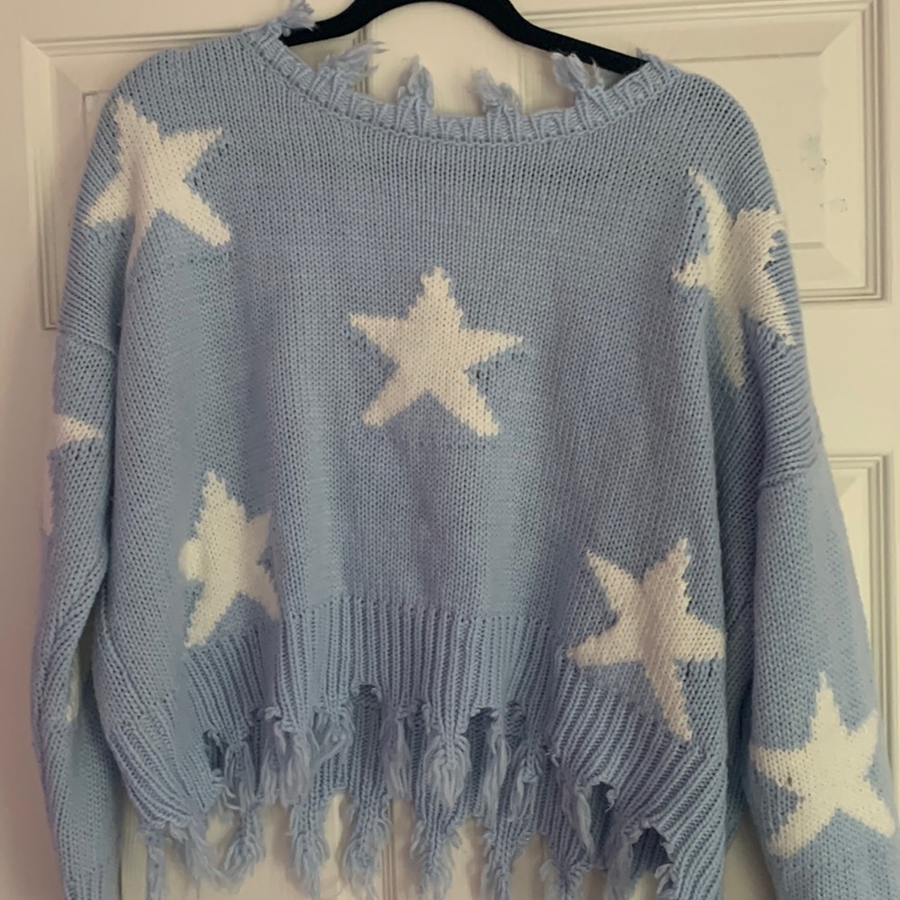 Storia star print sweater
